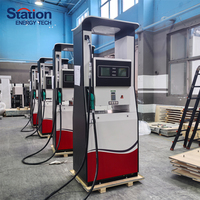 Station-service à 4 pistolets Tatsuno, distributeur de carburant, machine de pompage d'essence avec système de paiement par carte pour le Nigéria