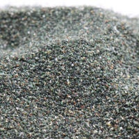 Granulats de grenat vert naturel 20/40 30/60 Mesh, faible teneur en poussière, abrasif écologique pour le sablage industriel et l'élimination de la rouille