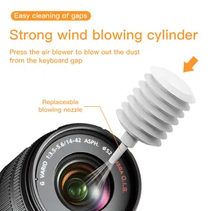 20 en 1 clavier ordinateur portable nettoyant dépoussiérage air soufflé clé <span class=keywords><strong>extracteur</strong></span> kit de nettoyage multifonction pour air pods - Product Image 4