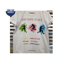 Dae Ha DH One Flex para Easy Peel Hot Plotter Líneas de corte Material de PU Vinilo de transferencia de calor de una capa para ropa