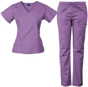 Milieuvriendelijke Medische Scrubs Uniform Mode Stijl Zachte Stof Hoge Kwaliteit Uniform Scrubs Sets