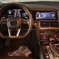 Autoradio Android pour Audi Q7 2005-2015 avec double écran 12,3 pouces et 10,25 pouces, tableau de bord numérique Qualcomm, cockpit virtuel
