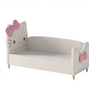 <span class=keywords><strong>Lit</strong></span> d'enfant en bois JINS Princess Hello Kitty avec barreaux de <span class=keywords><strong>lit</strong></span>, canapé, <span class=keywords><strong>lit</strong></span> d'appoint, berceau <span class=keywords><strong>pour</strong></span> petites filles - Product Image 6