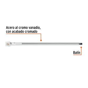 BOX 6 12' Prolunga a cricchetto, attacco da 3/8', TRUPER - Product Image 2