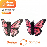 Jouets en peluche d'insectes personnalisés : araignée, manta, fourmi, papillon, coccinelle – Peluches en gros pour cadeaux de jardin et de plantes