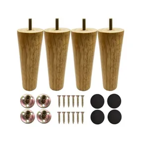 Wooden support table leg accessories legs furniture sets for living room sofa wooden sofa legs