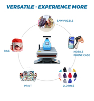 Presse à Chaud Numérique Semi-Automatique Versijet VPM6040 40*60 pour Transfert Thermique sur Vêtements et Impression de T-shirts – Nouvelle Machine à Repasser à Plat