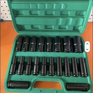 20 douilles à chocs profondes spéciales pour clé à cliquet 1/2 pouce, pour réparation automobile, jeu de douilles hexagonales SCK-20 en acier inoxydable résistant - Product Image 6