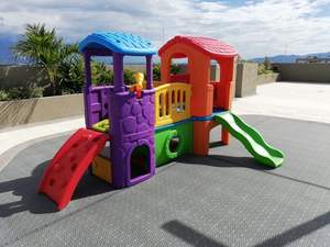 Juego de toboganes para niños de parque al aire libre de plástico y acero inoxidable modular multisección para Parque Comercial - Product Image 3