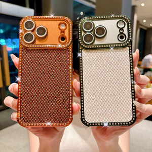 Funda de Teléfono Móvil con Brillantina <span class=keywords><strong>y</strong></span> Diseño de Rombo para <span class=keywords><strong>iPhone</strong></span> 17 <span class=keywords><strong>Pro</strong></span> <span class=keywords><strong>Max</strong></span>, 11, 12, <span class=keywords><strong>13</strong></span>, <span class=keywords><strong>14</strong></span>, 15, 16 <span class=keywords><strong>Pro</strong></span> <span class=keywords><strong>Max</strong></span>, Funda con Diamantes para Chicas - Product Image 3