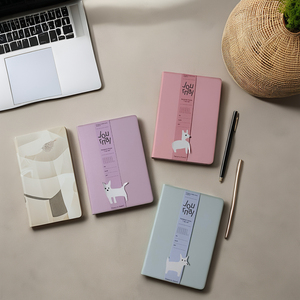 Agenda e Diario da Viaggio in Tessuto con Rilegatura Termica, Copertina in Pelle PU/PVC, Formato <span class=keywords><strong>A4</strong></span>/<span class=keywords><strong>A5</strong></span>, Regalo Perfetto - Product Image 3