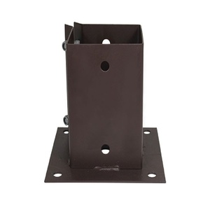 <span class=keywords><strong>2</strong></span>-Inch Zwart Gegalvaniseerd 4X4 Post Basisbeugel Voor Brievenbus Houten Dek Wandbeugel Enkel Industrieel Staal Ijzer Zink Aluminium - Product Image 6