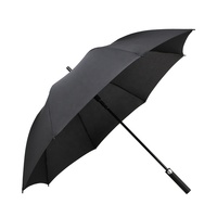 Parapluie Droit ShineRain Grande Taille 120cm Coupe-Vent 2 Couches, Publicitaire avec Impression de Logo et Aération, Cadeaux d'Affaires - Meilleures Ventes