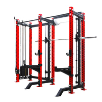 Équipement de fitness commercial de haute qualité pour la musculation et l'entraînement en force : Smith Squat Rack Machine Multi Power Rack