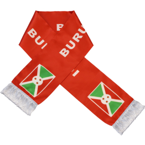Écharpe Drapeau du Burundi en Gros, Produits Personnalisés pour Supporters de Football, Écharpe Drapeau National, Écharpes à Pompons, Châle - Product Image 1