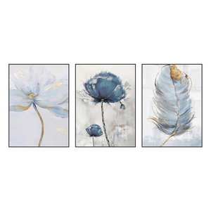 Decoración del hogar arte escandinavo Floral lienzo impresión póster pintura abstracta pared nórdica póster imagen para sala de estar - Product Image 6