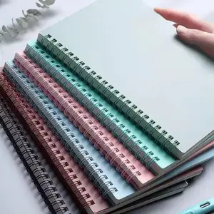 Waterdichte Custom Print Art Paper Harde Kaft Zuivel Oefenboek Spiraal Binding Journal Coil A4 A5 Notebooks Voor Studenten