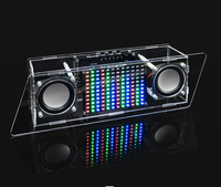 Kit électronique DIY audio Bluetooth, circuit imprimé LED pour spectre musical, rythme de fréquence musicale, kit haut-parleur Bluetooth