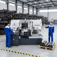 Scie à ruban automatique CNC intelligente améliorée pour la découpe de métaux, haute efficacité, avec moteur et certifiée ICR CE