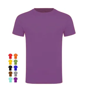 Blank T-shirt Short Sleeve Men Casual Printed T-shirts Print Pattern Knitted Shirt with Logo Custom Logo Printed Custom Size