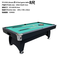 Mesa de Billar Profesional Personalizada de Estilo Moderno de 8 Pies, Mesa de Billar de Snooker