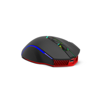 Souris de jeu sans fil programmable AIKUN à trois modes - Rétroéclairage RVB dynamique réglable - 8 touches macro - DPI commutable 16000 - Touche Fire
