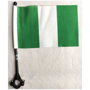 Bandera de bicicleta con impresión personalizada, bandera nacional de poliéster para manillar, decoración de ciclismo al aire libre - Product Image 6