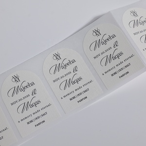 Cetakan Logo Kustom Guci Lilin Mewah <span class=keywords><strong>Label</strong></span> Stiker Tahan Air Stiker Lilin Bertekstur untuk Stoples Lilin - Product Image 4