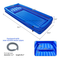 Baignoire en PVC d'usine, double couche, lit médical gonflable