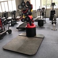 Équipement de gym commercial Fitness Boxing Master 4 stations mitaines de boxe réglables support de boxe machine