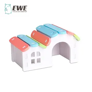 Hamster Rainbow House Exercise Fitness Home Toys Products Small Animals Colorful Cages Accessories