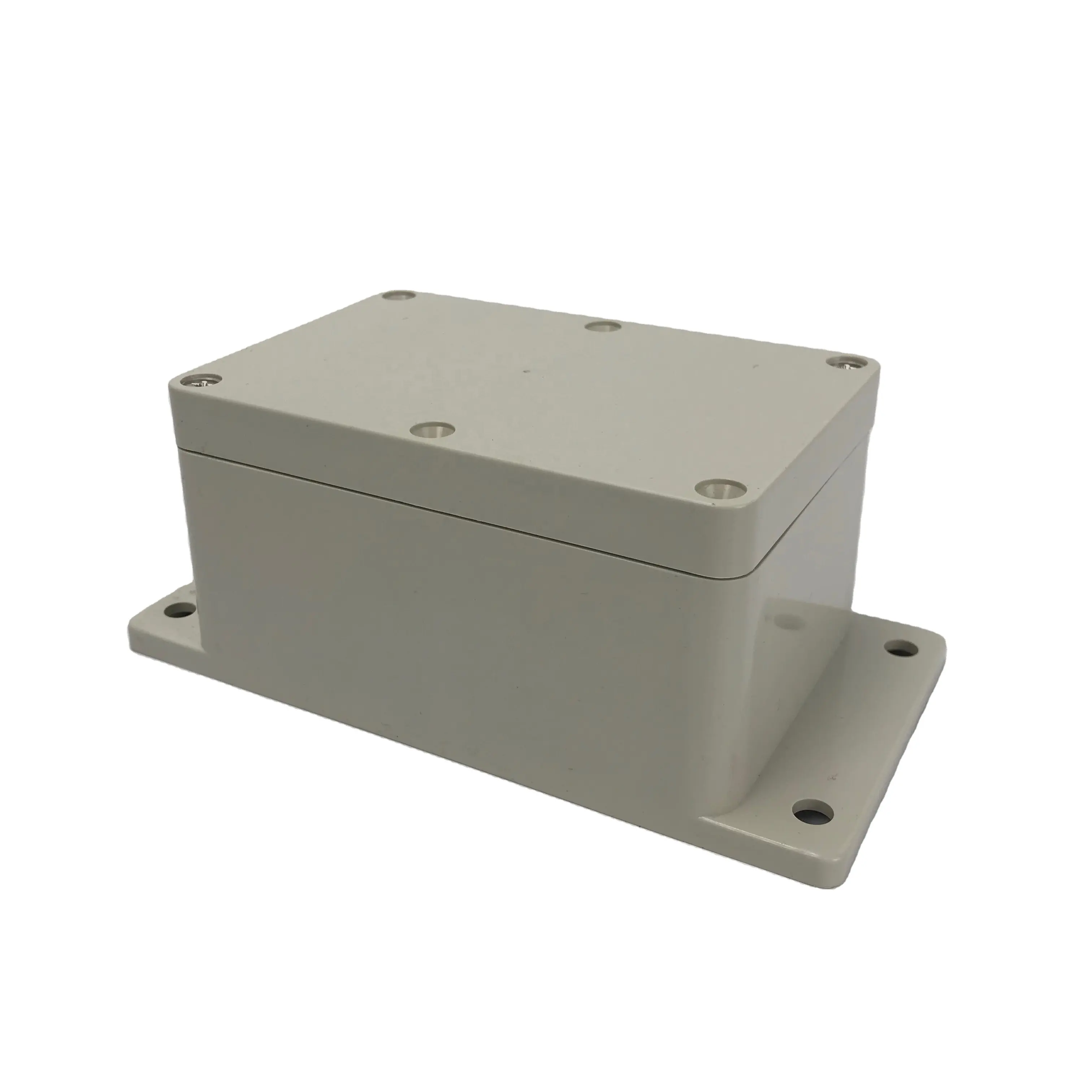 Individuelle wasserdichte IP65 Kunststoffgehäuse Knotenbox mit fester Ohrrichtung Universal-Steuerbox für den Außenbereich mit transparenter Abdeckung