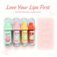 LSFAIRY LG148 Gloss à lèvres hydratant transparent, non collant, haute brillance, effet repulpant, format voyage, végan, sans cruauté, usage quotidien