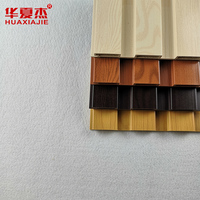 Paneles de Pared Modernos para el Hogar, Impermeables, Resistentes al Fuego, a la Humedad, Duraderos, Ecológicos, de PVC, WPC, Madera Compuesta, con Ranuras, para Comercio
