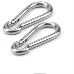 Stainless steel 304 spring climbing hook calabash shape carabiner