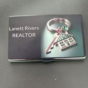 New Wholesale Holder With Custom Logo Id Name Card <b>Box</b> Laser Engraving for Law Bank Promo Business Gift - Product Image 5