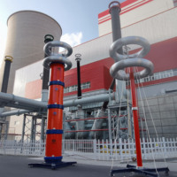 CONTELECTRO 750kV GIL Equipo de Prueba de Resonancia en Serie de Alta Tensión con Frecuencia Ajustable, Precisión del 1% para Corriente/Sobretensión