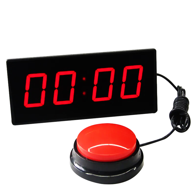 Digital Stopwatch Game Timer LED Challenge Countdown Mini Clock 10 Second Timer with Buzzer