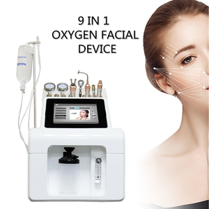 Appareil de rajeunissement cutané de bureau 9-en-1 : Jet d'oxygène, Microdermabrasion, Aspiration, Nettoyage facial en profondeur, Hydratation et Soin des lèvres - Product Image 2