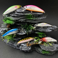 Señuelo Vibratorio VIB de Hundimiento al por Mayor, 75mm 14.5g, con Ruido y Ojos 3D, para Pesca Artificial de Lubina y Trucha en Agua Dulce y Salada, de Metal, para Agua Media