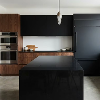 Aparador Modular de Nogal con Cajones y Puertas de Almacenamiento - Fabricación Personalizada OEM Directo de Fábrica