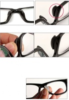 Feuille de tampon nasal en silicone pour lunettes, feuille de patch nasal épaissie douce et antidérapante pour rehausser le nez