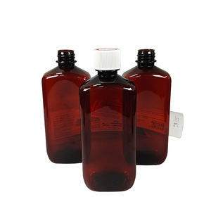 Botellas PET Ámbar Vacías de 4oz/16oz (473ml) con Tapa de Rosca - Serigrafía para Medicamentos Orales, Jarabes y Líquidos para el Cuidado de la Belleza - Product Image 6