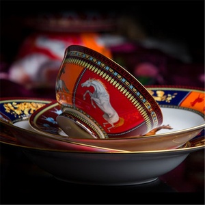 ชุดภาชนะอาหารม้าเฟอร์กานา58ชิ้นของตกแต่งบ้านลายสัตว์แนะนำเป็นอย่างยิ่ง - Product Image 5