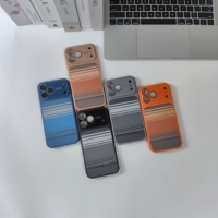 Coque de téléphone antichoc Bumper Convert pour 17 16 15 14 Pro Max avec protection d'objectif en verre PC électroplaqué magnétique