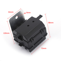 Boîte à fusibles en plastique automobile 8 voies avec 2 supports de fusibles à relais