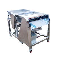 Machine de traitement des haricots verts, éplucheur de pois, écaleur de soja, décortiqueur de pois, éplucheur de haricots mungo, machine de décorticage et de décorticage de l'edamame