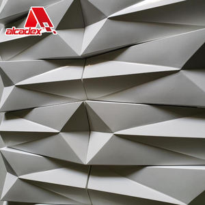 Paneles de pared de ondas 3D interiores decorativos al aire libre ondas elegantes nuevo diseño personalizado para bar - Product Image 4