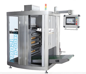 Ligne <span class=keywords><strong>de</strong></span> production d'emballage <span class=keywords><strong>de</strong></span> poche à plusieurs voies entièrement automatique avec servomoteur <span class=keywords><strong>pour</strong></span> poudre <span class=keywords><strong>de</strong></span> <span class=keywords><strong>sucre</strong></span> poudre à pâte café sel - Product Image 4