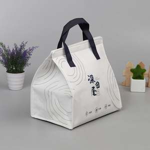 Bolsa de refrigeración desechable no tejida con aislamiento impermeable personalizado para el almuerzo y la comida - Product Image 1